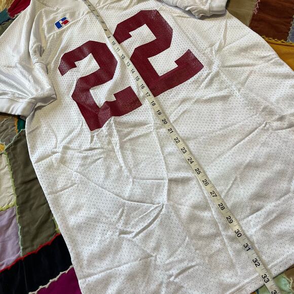 Vintage Russell Alabama Crimson Tide #22 White Away Jersey XL - Picture 4 of 5